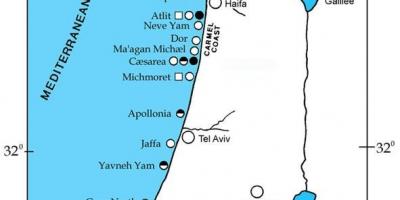 Karta över israel hamnar