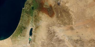 Karta över israel satellit - 